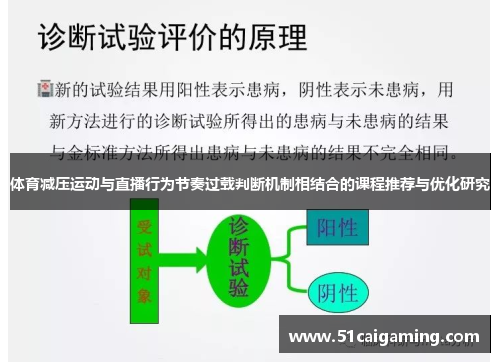 体育减压运动与直播行为节奏过载判断机制相结合的课程推荐与优化研究